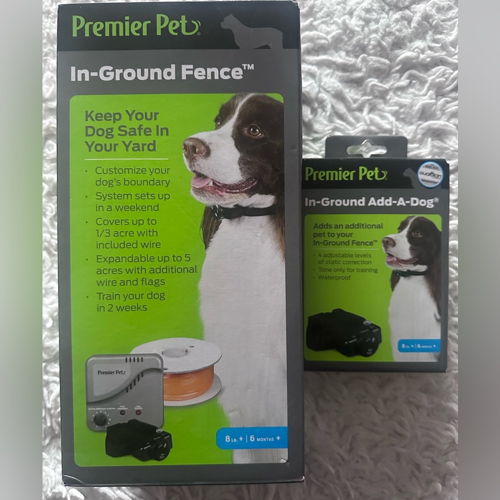 Dog In-Ground Electric Fence with Extra Collar
